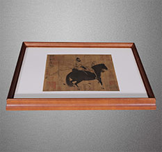 菏泽市书画装裱配框服务案例